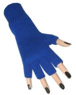 Vingerloze handschoen blauw