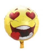 Folieballon Verliefde Emoticon - 43CM