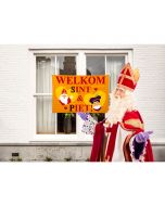 Sinterklaas Raamvlag Sint En Piet - 90x60CM
