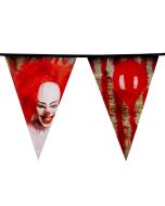 Halloween Vlaggenlijn Horror Clown