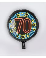 NEON Folie Ballon 70 jaar