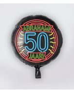 NEON Folie Ballon 50 Abraham