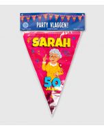 Sarah Cartoon Vlaggenlijn - 10 Mtr