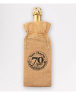 Bottle Gift Bag - 70 Jaar