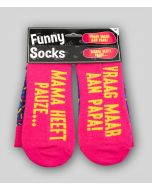 Funny sokken Mama Heeft Pauze