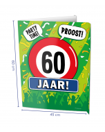 60 Jaar Raambord ( Window-sign )