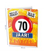 70 Jaar Raambord ( Window-sign )