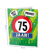 75 Jaar Raambord ( Window-sign )