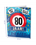 80 Jaar Raambord ( Window-sign )