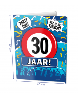 30 Jaar Raambord ( Window-sign )