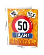 50 Jaar Raambord ( Window-sign )
