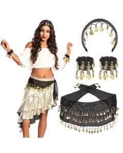 Set Belly dance zwart