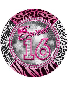 Sweet 16 Borden - 8Stuks