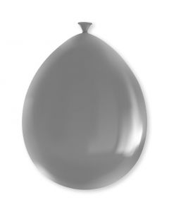 Ballonnen Metallic Zilver  30CM - 100Stuks