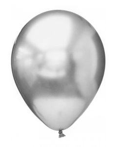 Spiegel ballonnen Zilver - 10 stuks