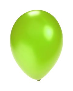 Ballonnen Metallic Lime Groen 30CM - 100 Stuks