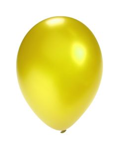 Ballonnen Metallic Geel 30cm - 50 stuks