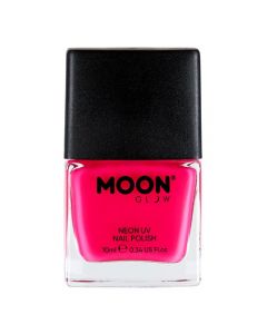 Nagellak neon UV intens roze (10ml) Moon