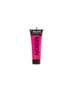 Face & body paint neon UV intens roze (12ml) Moon
