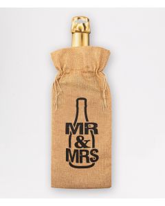 Bottle Gift Bag - Mr.& Mrs.