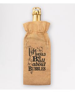 Bottle Gift Bag - Bubbles