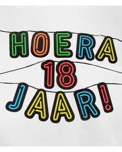 18 Jaar Hoera - NEON Slinger 