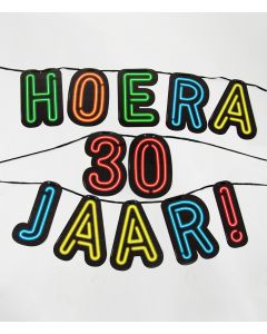 30 Jaar Hoera - NEON Slinger 