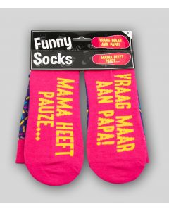 Funny sokken Mama Heeft Pauze