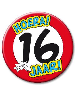 16 Jaar - XL Button