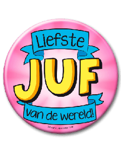 XL Button - Liefste Juf
